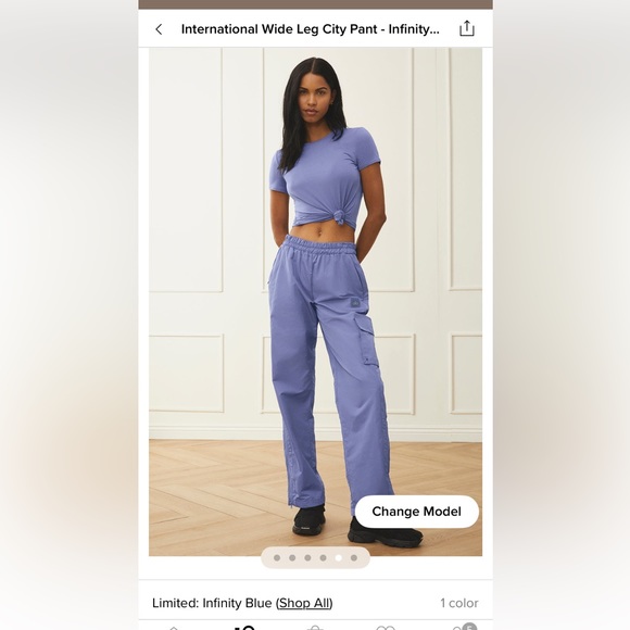 Alo International Wide Leg City Pant - Picture 1 of 5